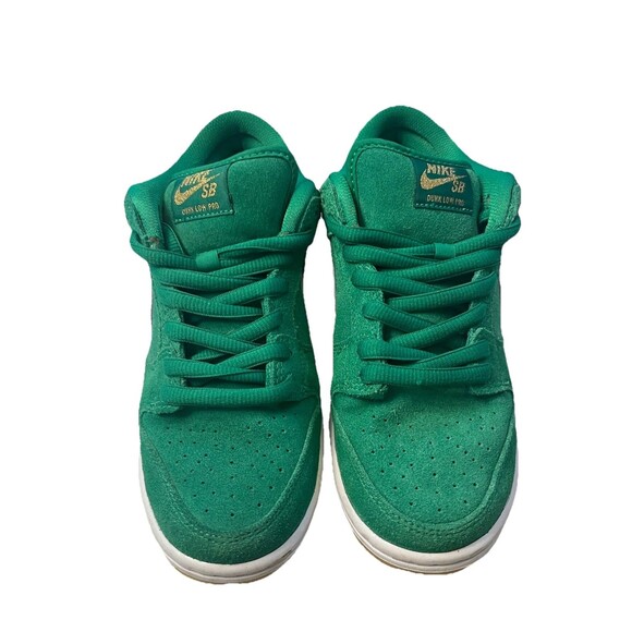 Nike SB Dunk Low Pro St. Patrick's Day 2022 Size 6 BQ6817-303 Suede - Picture 2 of 10